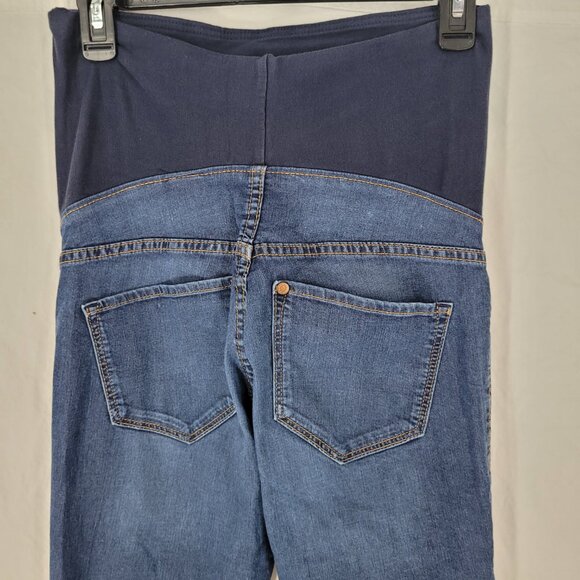 H&M &Denim Maternity Jeans Mama Super Skinny High Rib Medium Wash Women's Size 6 - Picture 9 of 15